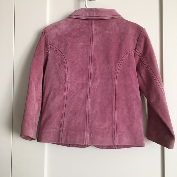 Danier Genuine Suede Leather Jacket (Girls 3) - Picture 2 of 6